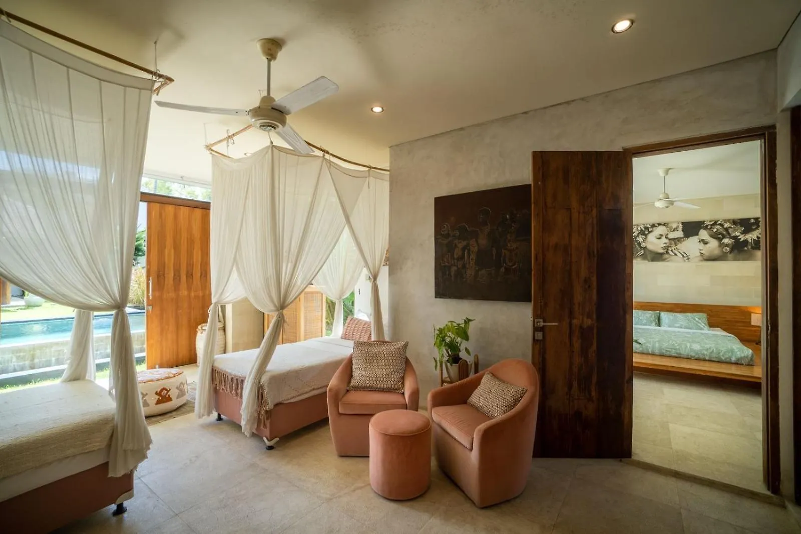 Tropical Villa Batik - Large Garden & Pool, Concierge! 3Mins To Beach, Clubs, Cafes سمينياك