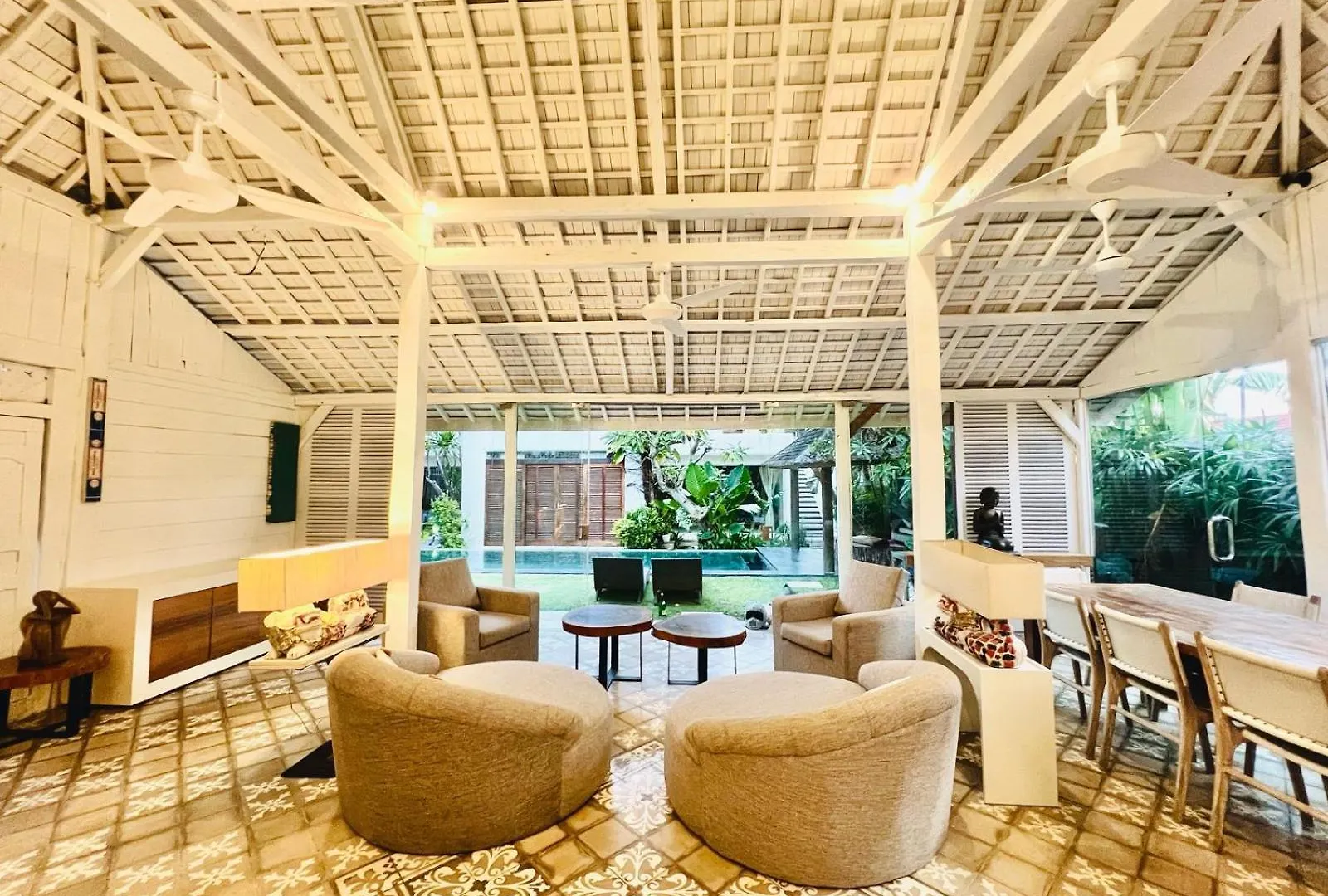 סמיניאק Tropical Villa Batik - Large Garden & Pool, Concierge! 3Mins To Beach, Clubs, Cafes 0*,